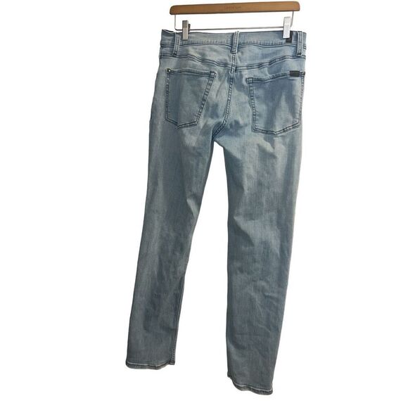 ✨7 For All Mankind Mens The Straight Leg Sz 32 Jeans in Light Bay✨ - Picture 3 of 6